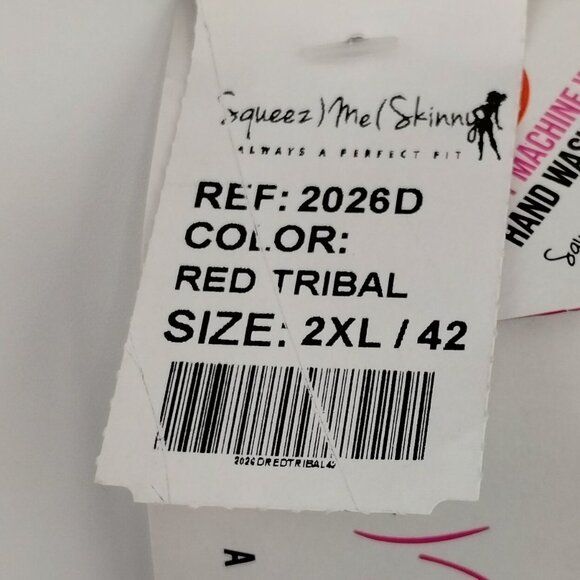 Squeez Me Skinny Tribal Red 10 inch Waist Trainer  Size 2XL  NWT - Picture 8 of 8